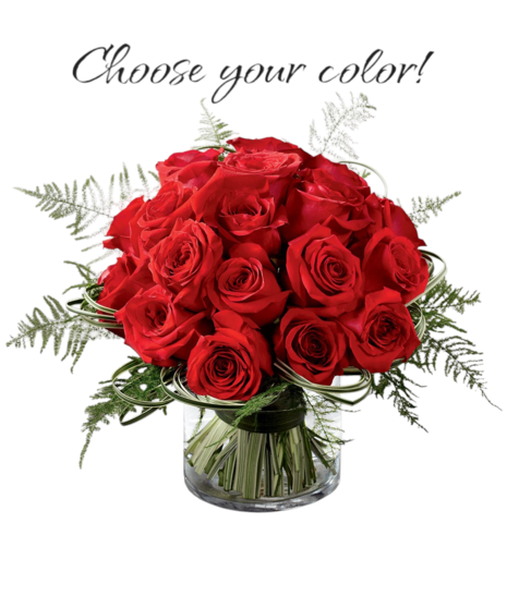 Abundant Rose Bouquet - Choose Your Color!
