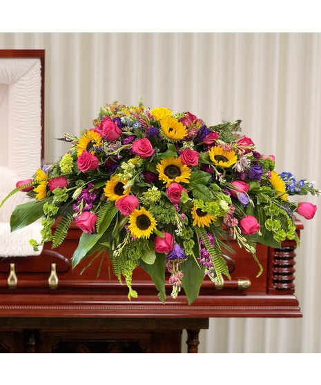 Nature in Bloom Casket Spray