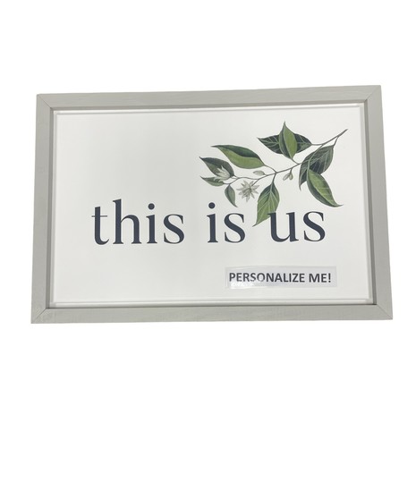 This is Us Personalized Wooden Sign