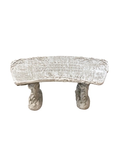 Concrete Garden Bench