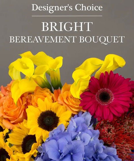 Bright Bereavement Bouquet