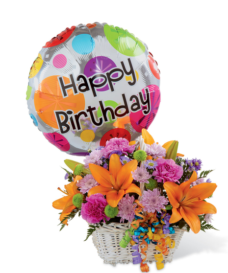 Happy Blooms Basket