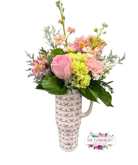 The FlowerLoft's Swig Mug Arrangement