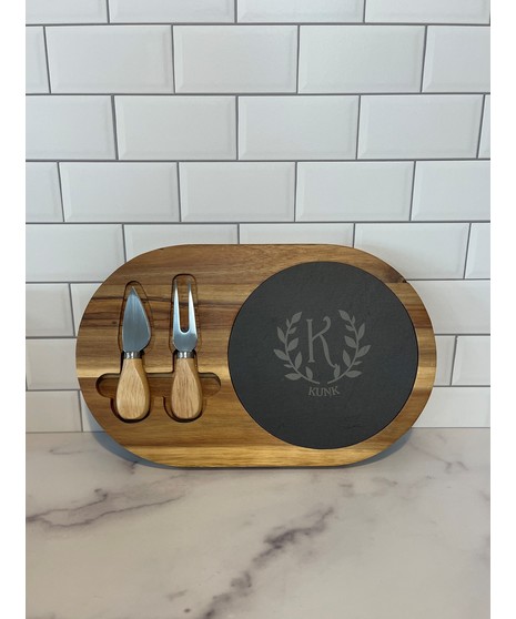 Personalized Cheese Board Set
